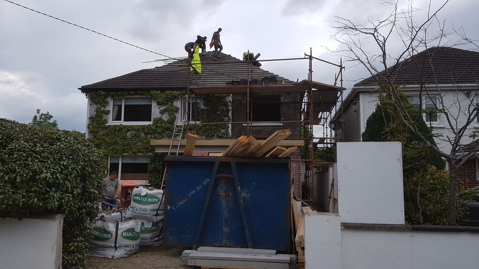 House extension over garage in Dublin 14