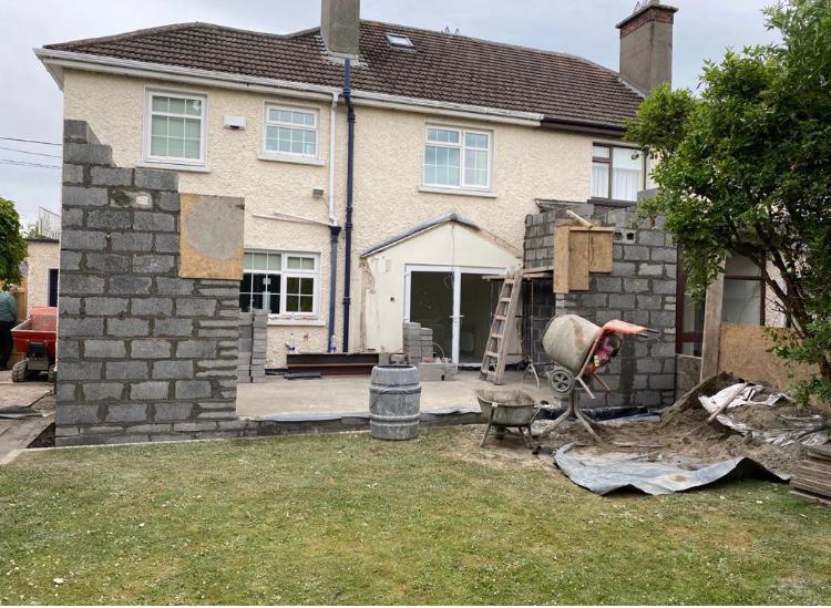 House extension, bathroom and utility in Dublin 16